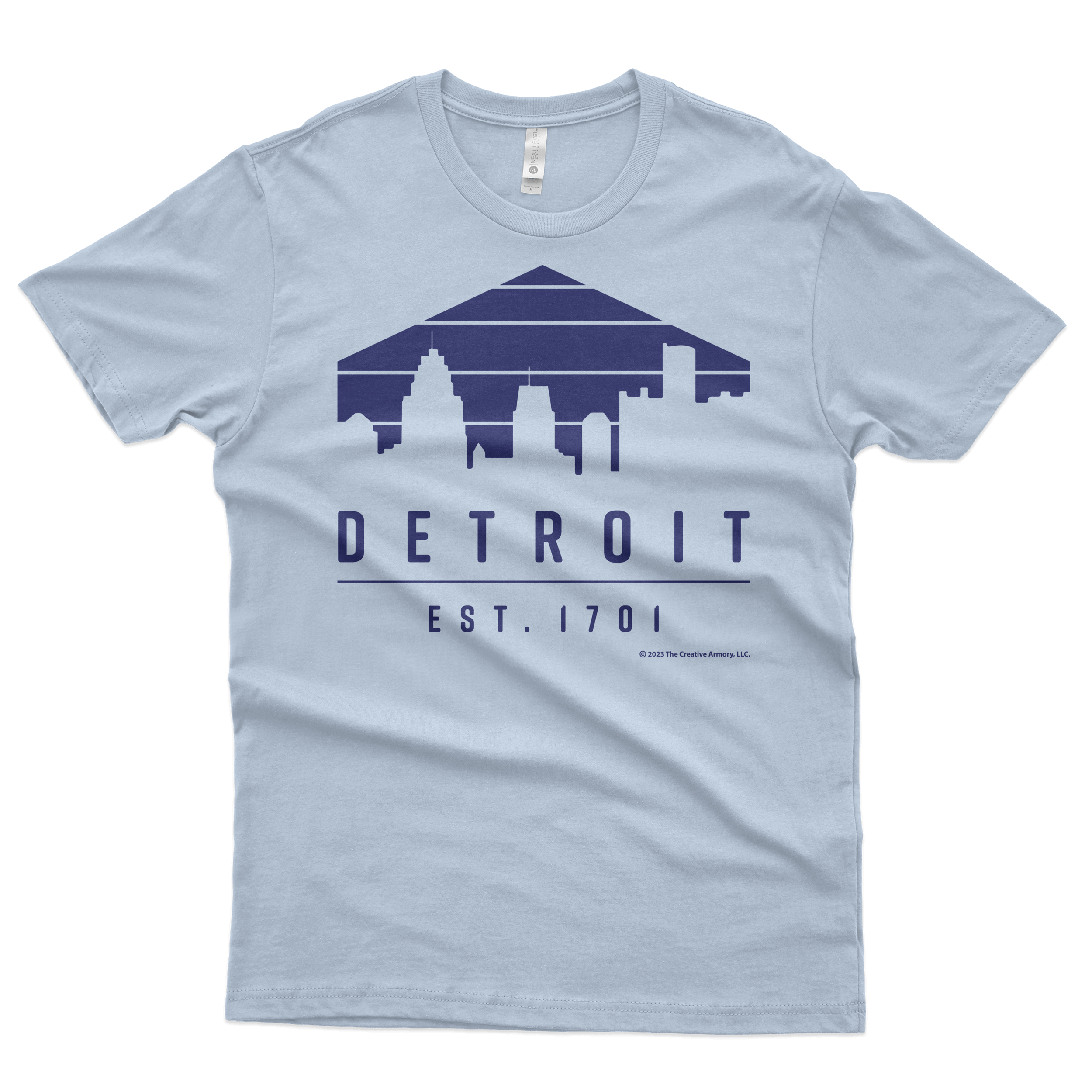 Detroit 1701 T-Shirt - Stonewash Denim/Navy (Limited Edition)