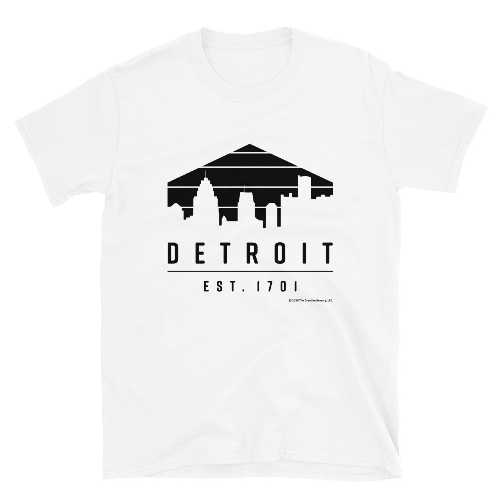 Detroit 1701 T-Shirt (White, Black)