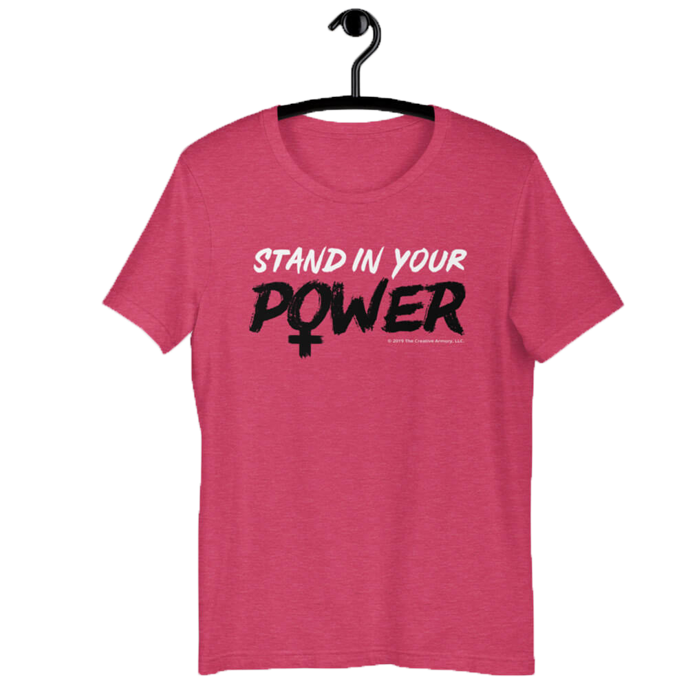 Stand in Your Power Fuchsia T-Shirt